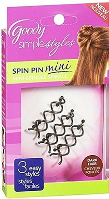 Goody SimpleStyles Spin Pin Mini Dark Hair - 3 CT