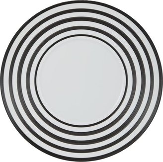 J.L. Coquet Hemisphere Vinyl Stripe Charger-Black