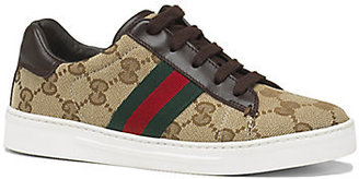 Gucci Kid's Ace Lace-Up Sneakers