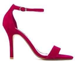 Dune Hydro Fuschia Barely There Heeled Sandals