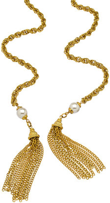 Ben-Amun Gold Lariat Necklace
