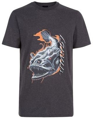 Lanvin Painted Angry Fish T-Shirt