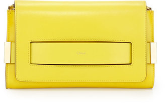 Chloé Elle Clutch Bag with Shoulder Strap, Yellow