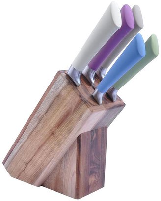 5-Piece Knife Set In Wooden Block