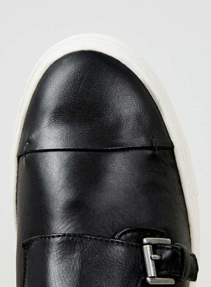 Topman Leather Sports Monk Shoes