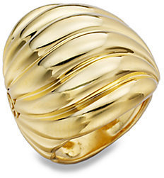 David Yurman Sculpted Cable Dome Ring in Gold