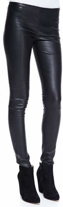 The Row Stretch-Leather Motorcycle Leggings