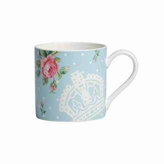 Royal Albert Polka blue modern ceramic mug