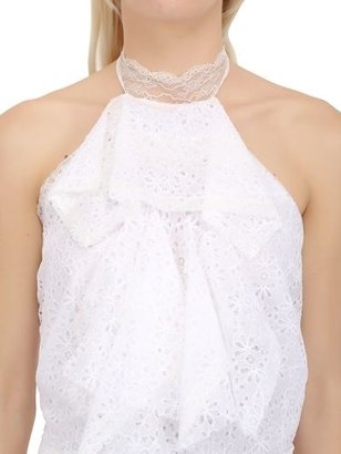 Nina Ricci Silk Lace Sangallo Cotton Dress