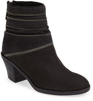Eileen Fisher 'Crown' Leather Ankle Bootie (Women)