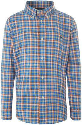 Polo Ralph Lauren Boy`s checked chambray shirt