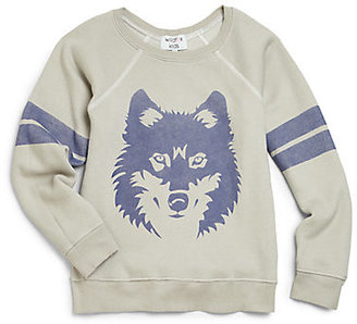 Wildfox Couture Kids Girl's Vintage Wolf Sweatshirt
