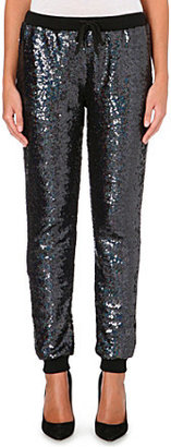 Jaded London Holographic sequin jogging bottoms