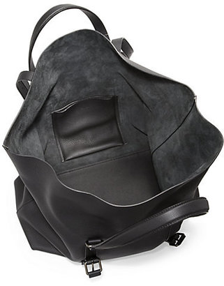 Gucci Leather Top Handle Duffel Bag