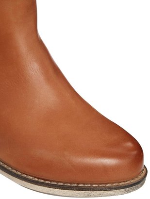 ASOS AU REVOIR Leather Chelsea Ankle Boots