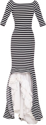 Natasha Zinko Maxi Striped Dress