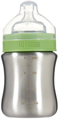 Green Baby Klean Kanteen Kid Kanteen Stainless Baby Bottle - 9 oz