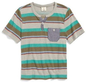 Tucker + Tate 'Wade' Stripe Henley T-Shirt (Toddler Boys)