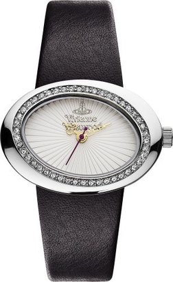 Vivienne Westwood Women's VV014SLBK Ellipse Silver Watch