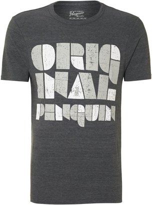 Original Penguin Men's Block logo t shirt