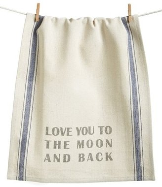 PRIMITIVES BY KATHY 'Love You to the Moon and Back' Tea Towel