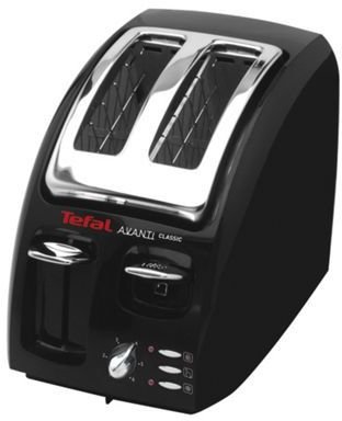 Tefal Black Avanti 2 slice toaster TT875718