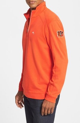 Tommy Bahama 'Cincinnati Bengals - NFL' Quarter Zip Pima Cotton Sweatshirt