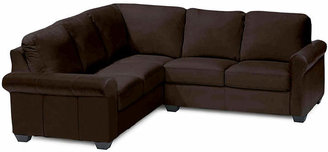 Asstd National Brand Asstd National Brand Leather Possibilities Roll-Arm 2-pc. Right-Arm Corner Sectional