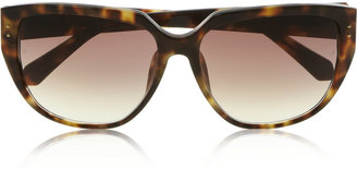 Linda Farrow Square-frame tortoiseshell acetate sunglasses