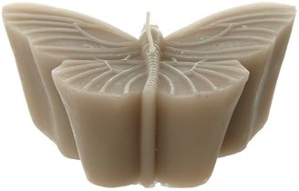 House of Fraser Broste Copenhagen Floating Butterfly candle in simply taupe