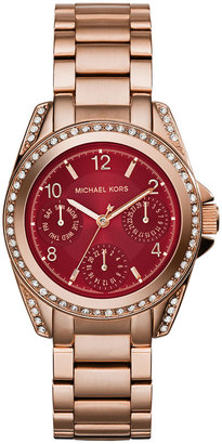 Michael Kors Mini Blair Rose Golden Stainless Steel Watch