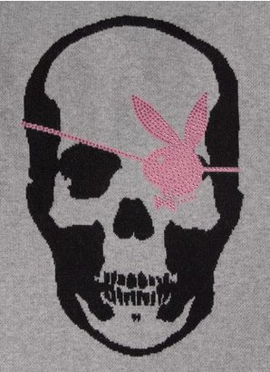 Nobrand x Lucien Pellat-Finet logo eyepatch and skull print sweatshirt