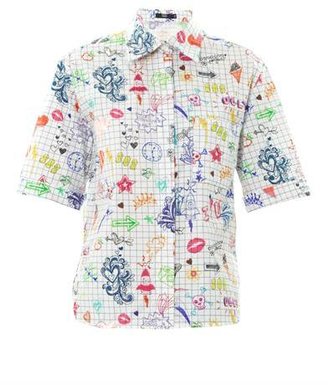 Markus Lupfer Notebook doodle-print shirt