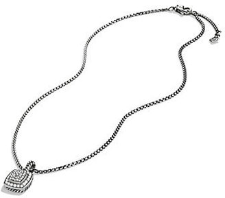 David Yurman Petite Albion Pendant with Diamonds on Chain