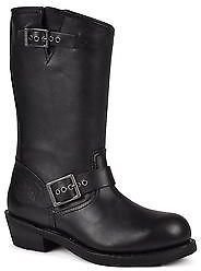Harley-Davidson Women's Brooklyn Hi W Rounded toe Ankle Boots in Black