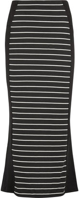Kain Label Hart striped stretch-modal jersey skirt