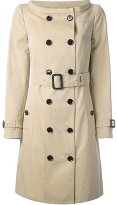 Burberry boat neck trench coat