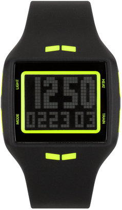 Vestal Unisex Digital Black Polyurethane Strap Watch 40mm HLMDP09