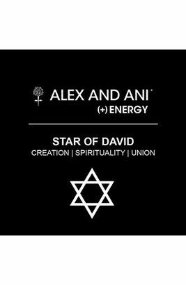 Alex and Ani 'Star of David' Expandable Wire Bangle