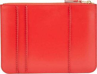 Comme des Garcons Men's Raised Spike Large Zip Pouch - Red