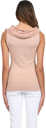 Minnie Rose Sleeveless Marilyn Top in Pink Dust